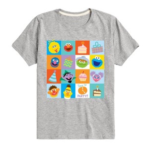 Boys' - Sesame Street - Birthday Time To Party Short Sleeve Graphic T-Shirt - 1 of 4
