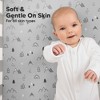 KeaBabies 2pk Soothe Fitted Crib Sheets Neutral, Organic Baby Crib Sheets, Fits Standard Nursery Baby Mattress - 4 of 4