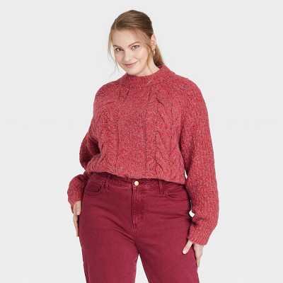 Women's Mock Turtleneck Pullover Sweater - Universal Thread™