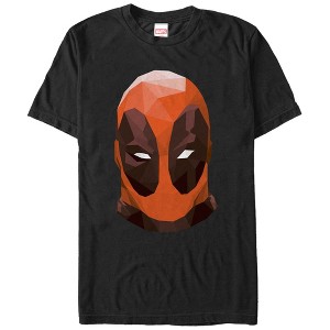 Men's Marvel Geometric Deadpool Mask T-Shirt - 1 of 4