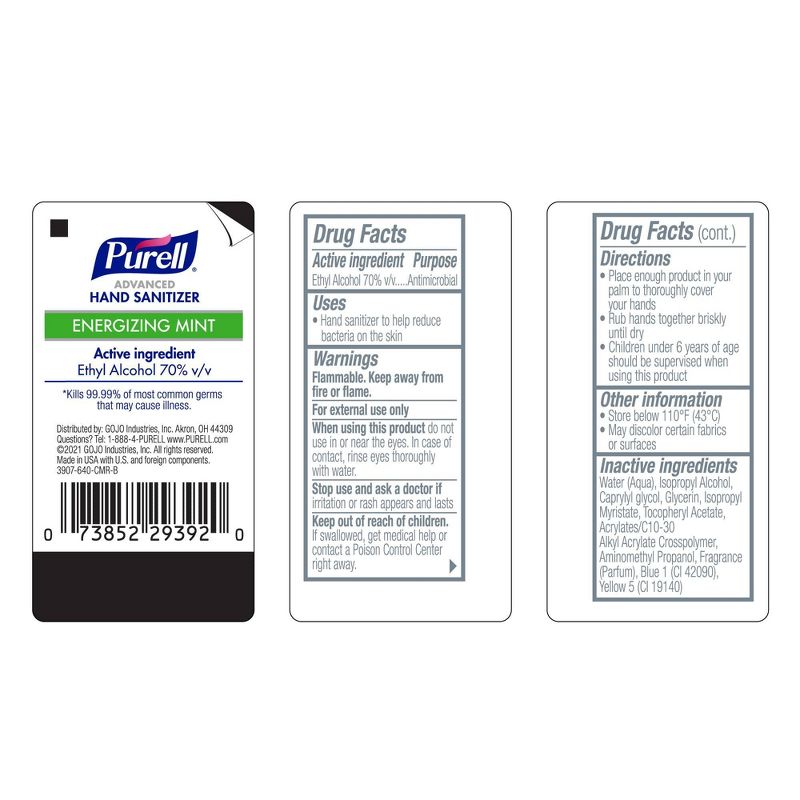 Purell Hand Sanitizer Pump - Mint - Trial Size - 2oz, 4 of 9