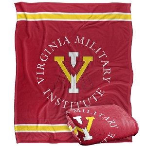 Virginia Military Institute Primary Logo Silky Touch Blanket White 50x60 - 1 of 4