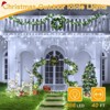 Ollny 486 LED Cool White Christmas Icicle Lights (Clear Cable, Plug in, 8 Modes), Connectable up to 3 Sets - 2 of 4