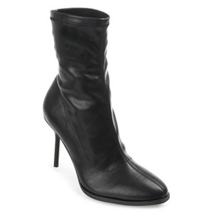 Journee Collection Womens Gizzel Almond Toe Stiletto High Ankle Booties - 1 of 4