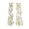 Set of 2 Metal Leaf Wall Decors Green - Olivia & May: Iron Nature-Inspired Art, Vertical Orientation, Spot Clean - 3 of 4
