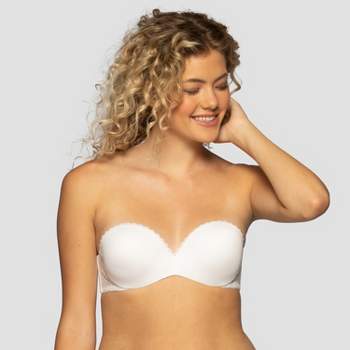 Track Smoothing Intimates Unlined Strapless Bra - Clay - 32 - F at