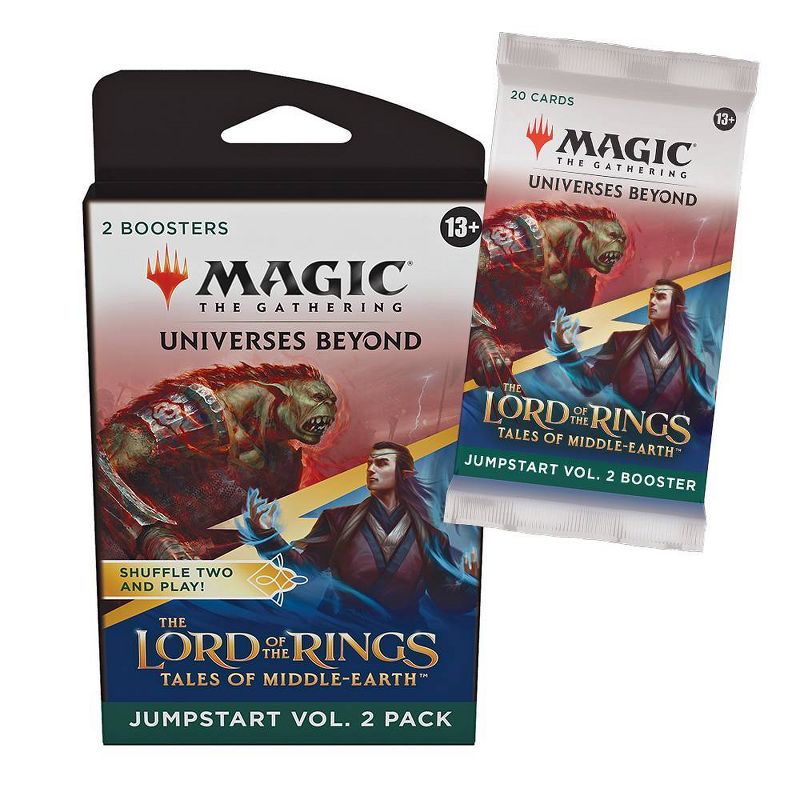 Magic: The Gathering The Lord of the Rings: Tales of Middle-earth Jumpstart Vol. 2 Booster 2-Pack, 2 of 4