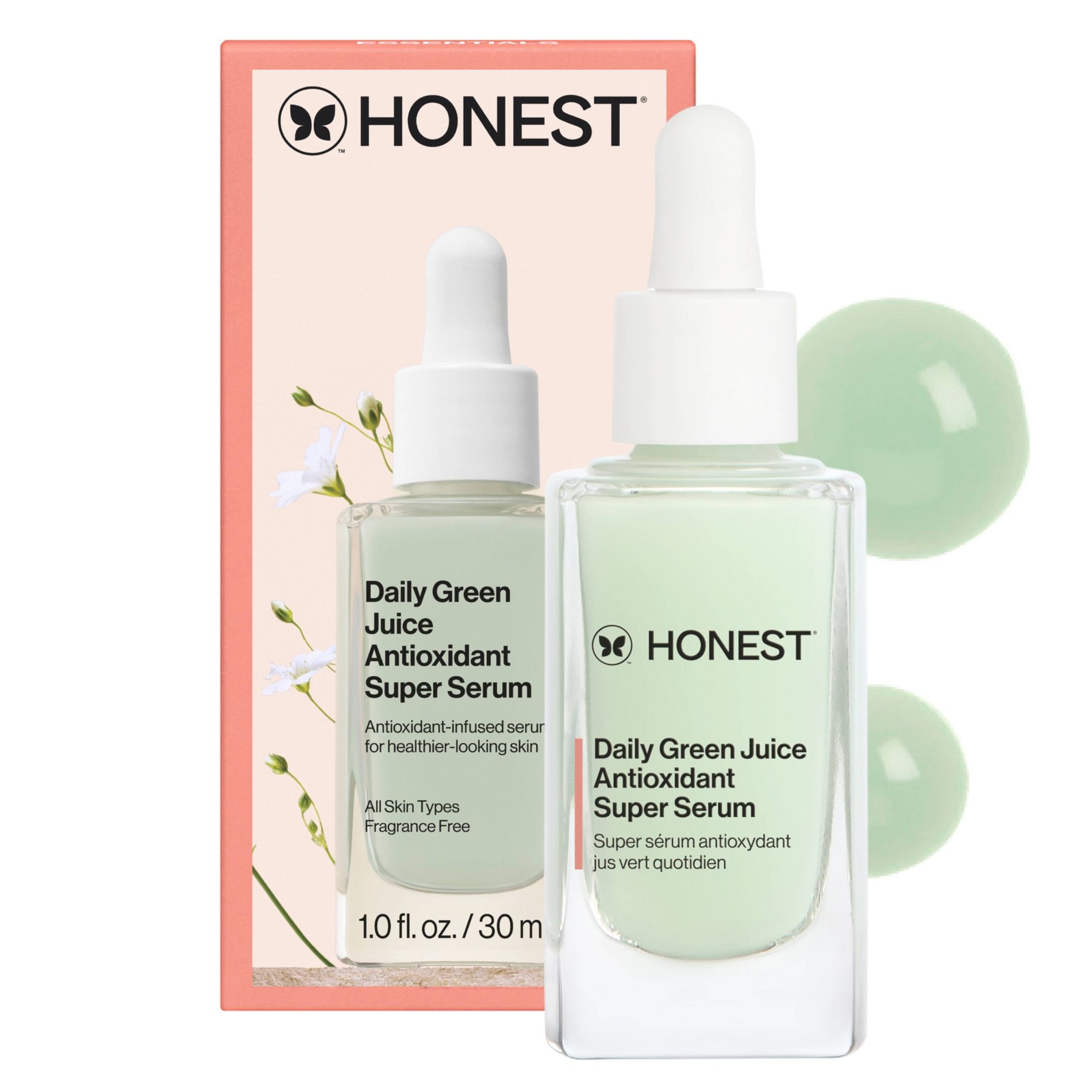 Honest Beauty Daily Green Juice Antioxidant Super Serum - 1 fl oz