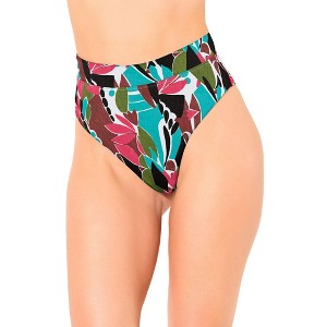 Swimsuits for All High Waist Cheeky Bikini Brief (Plus Sizes Available) - 1 of 4