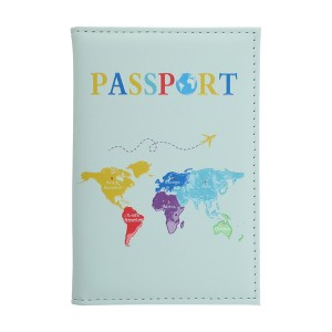 Unique Bargains Colorful Passport Holder 1 Pc - 1 of 4