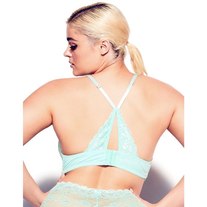 Women's Plus Size lingerie Zoey Bralette - mint | FOX & ROYAL, 2 of 4