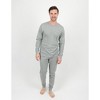 Leveret Matching Family Pajamas – Solid Light Gray – 100% Cotton – Customizable for Personalization - 2 of 4