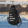 Sweet Jojo Designs Neutral Pickleball Bag Sling Backpack Eat Sleep Pickleball Repeat Black - 3 of 4