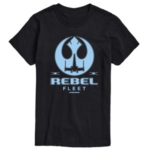 Men's - Star Wars - Rebel Fleet Flight Patch Short Sleeve Graphic T-Shirt - 1 of 4