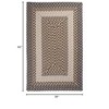 Colonial Mills Tiburon - Misted Gray 3 ft.x5 ft. Rectangle Rug Indoor/Outdoor 100% Polypropylene - 2 of 2