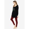 Dreams & Co. Women's Plus Size 2-Piece Pj Legging Set - image 4 of 4