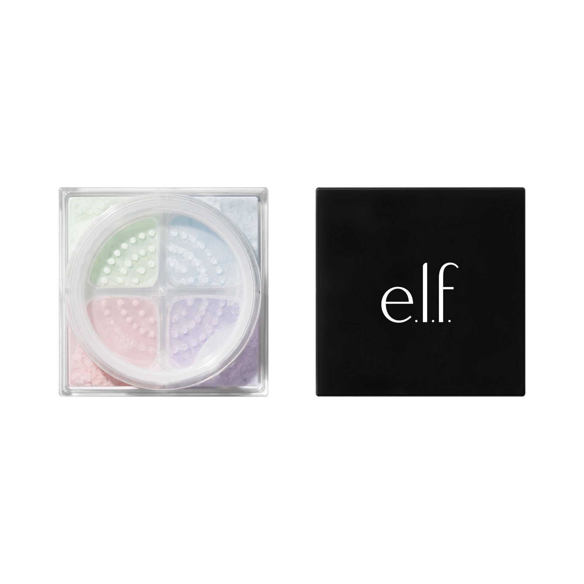 e.l.f. Set It Bright Correcting & Brightening Setting Powder Quad - 0.37oz