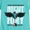 Girls' - How to Train Your Dragon - Night Fury Flight Fitted Short Sleeve Graphic T-Shirt - 2 of 4