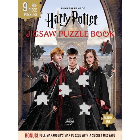 Harry Potter Jigsaw Puzzle Book - (Jigsaw Puzzle Books) by Moira Squier  (Hardcover)