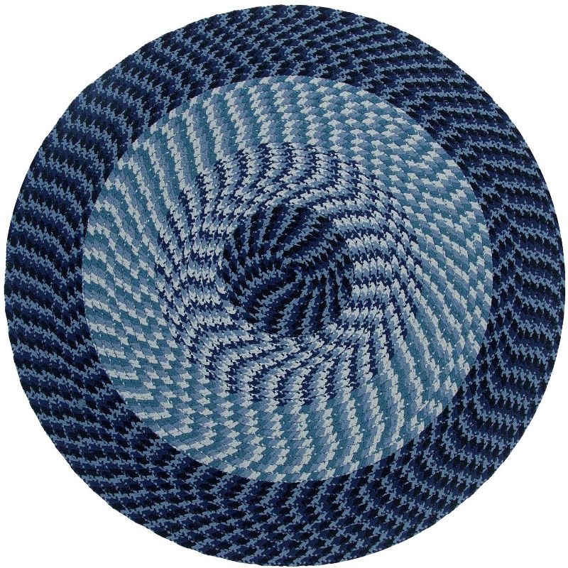Alpine Collection 100% Polypropylene Reversible Indoor Area Round Utility Rug - Better Trends, 1 of 5
