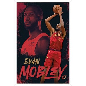 Trends International NBA Cleveland Cavaliers - Evan Mobley 25 Framed Wall Poster Prints - 1 of 4