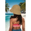 Anna-Kaci Crochet Raffia Bucket Hat Lightweight Foldable Wide Brim Sun Hat for Stylish Summer Protection - 3 of 4