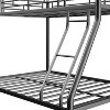 NicBex Twin over Full Bunk Bed Metal Bed Frame with Removable Ladder and Full Length Guardrail, Space Saving, No Box Spring Required - 4 of 4