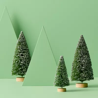 Northlight 11.25 Red And Green Christmas Tree Cut-out With Miniature  Ornaments Tabletop Decoration : Target