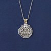 Ross-Simons Two-Tone Sterling Silver Bali-Style Locket Necklace Size 18 - 4 of 4