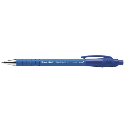 Paper Mate FlexGrip Medium Non-Retractable Ballpoint Pen, Medium, pk of 12