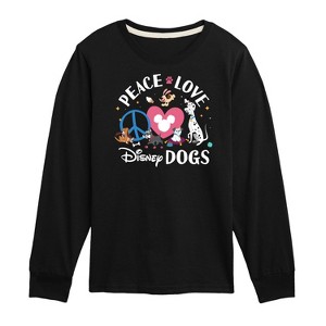 Boys' - Disney - Cats & Dogs Long Sleeve Graphic T-Shirt - 1 of 4