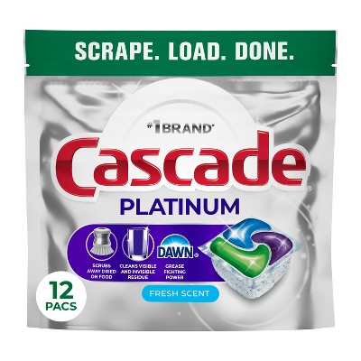 Cascade Platinum Action Pacs Dishwasher Detergent - Fresh