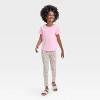 Girls' Short Sleeve Textured Knit T-Shirt - Cat & Jack™ - 3 of 3