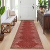 2'x6' Washable Area Rug, Modern Stripe, Low Pile Non-Slip Indoor, Minimalist Farmhouse Style, Non-Shedding Foldable Bedroom Mat, Black - 3 of 4