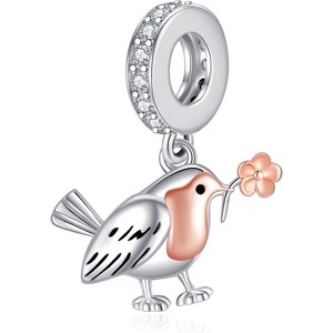 Moon Fairy/Moon Fox/Skunk/Jellyfish/Artist Palette Charm Sterling Silver Charms Beads Fits Bracelets Necklace Jewelry for Women - 1 of 4