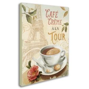 Trademark Fine Art -Lisa Audit 'Cafe in Europe II' Canvas Art - 1 of 3