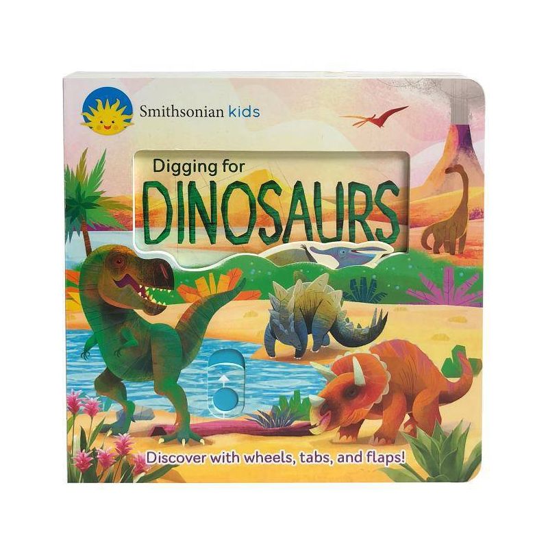 Smithsonian Kids Digging for Dinosaurs - (Deluxe Activity Board Book) by  Jaye Garnett (Board Book), 1 of 2