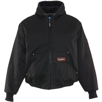 RefrigiWear ComfortGuard Service Jacket - Insulated Denim Hooded Work Jacket for Cold Weather