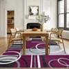 Washable Area Rug Modern Geometric Accent Rug, Non-Slip Contemporary Floor Mat - 3 of 4