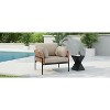 Okak  36"W x 17"H Modern Patio Accent Chairs Wide Armchairs with 2 Extra Pillows,Set of 1/2,Outdoor Club Chairs for Porch,Garden&Backyard - 4 of 4
