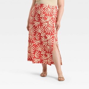 Women's Ankle A-Line Skirt - A New Day™ - 1 of 3