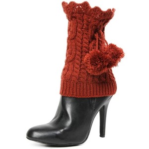Memoi Blitzen Pom-Pom Knit Boot Toppers - 1 of 1