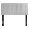 Milenna Channel Tufted Performance Velvet Panel Headboard - Modway - 3 of 4