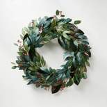 Mixed Eucalyptus Leaf Berry Wreath - Threshold™ designed with Studio McGee