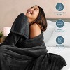 Faux Shearling Fleece Blanket by Bare Home - 2 of 4