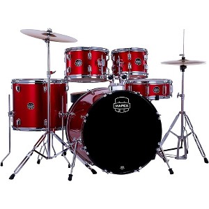 Mapex Comet 5-Piece Complete Drum Kit With 22" Bass Drum Infra Red - 1 of 3