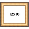 PosterPalooza | Photo Size Traditional Gold Picture Frame - UV Acrylic, Foam Board Backing, Hanging Hardware - 2 of 4