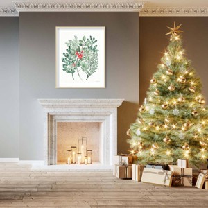 Amanti Art 33"x41" Classic Christmas IV by Beth Grove Wood Framed Wall Art Print - 1 of 4