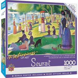 MasterPieces Inc A Sunday on La Grande Jatte 1000 Piece Linen Jigsaw Puzzle - 1 of 3