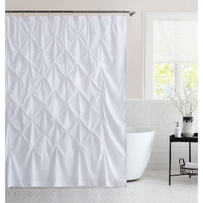 Hudson Pintuck Fabric Shower Curtain 72" x72" by Sweet Home Collection®